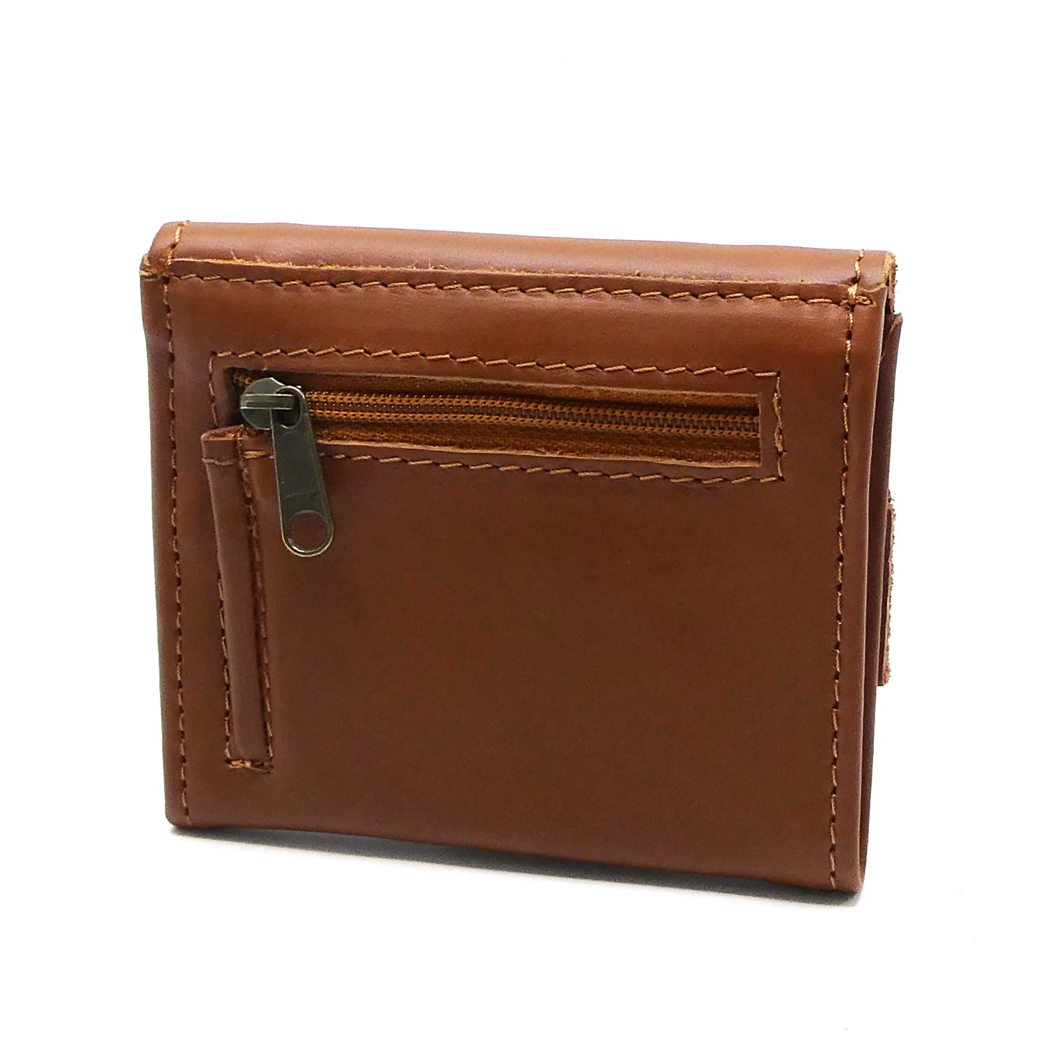 Cape Leather Mini Trifold Wallet -