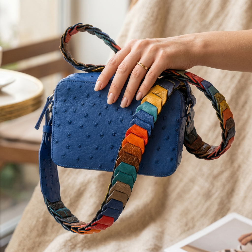 The Karoo Ostrich Leather Camera Bag (Limited Edition)