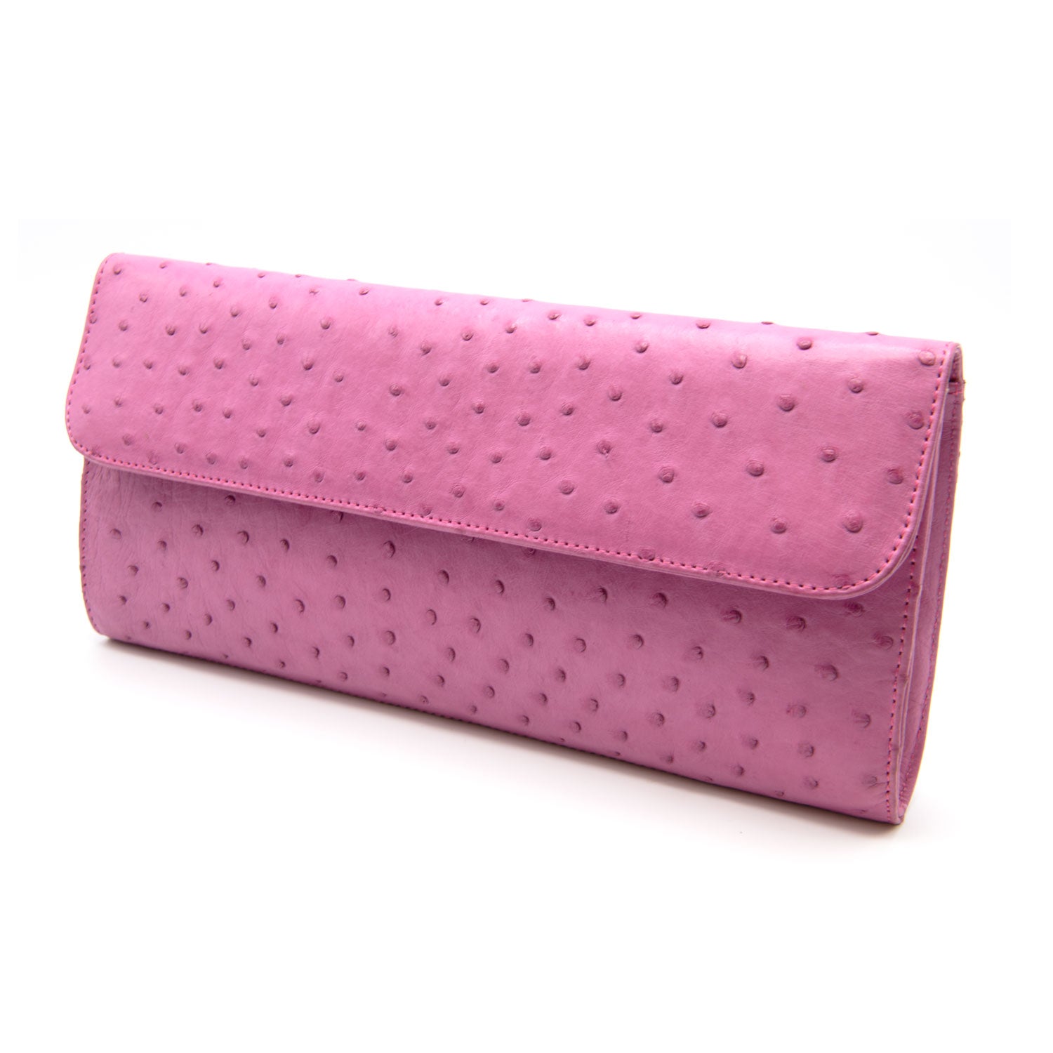Karoo Ostrich Leather Clutch Bag - Ostrich Leather Bag