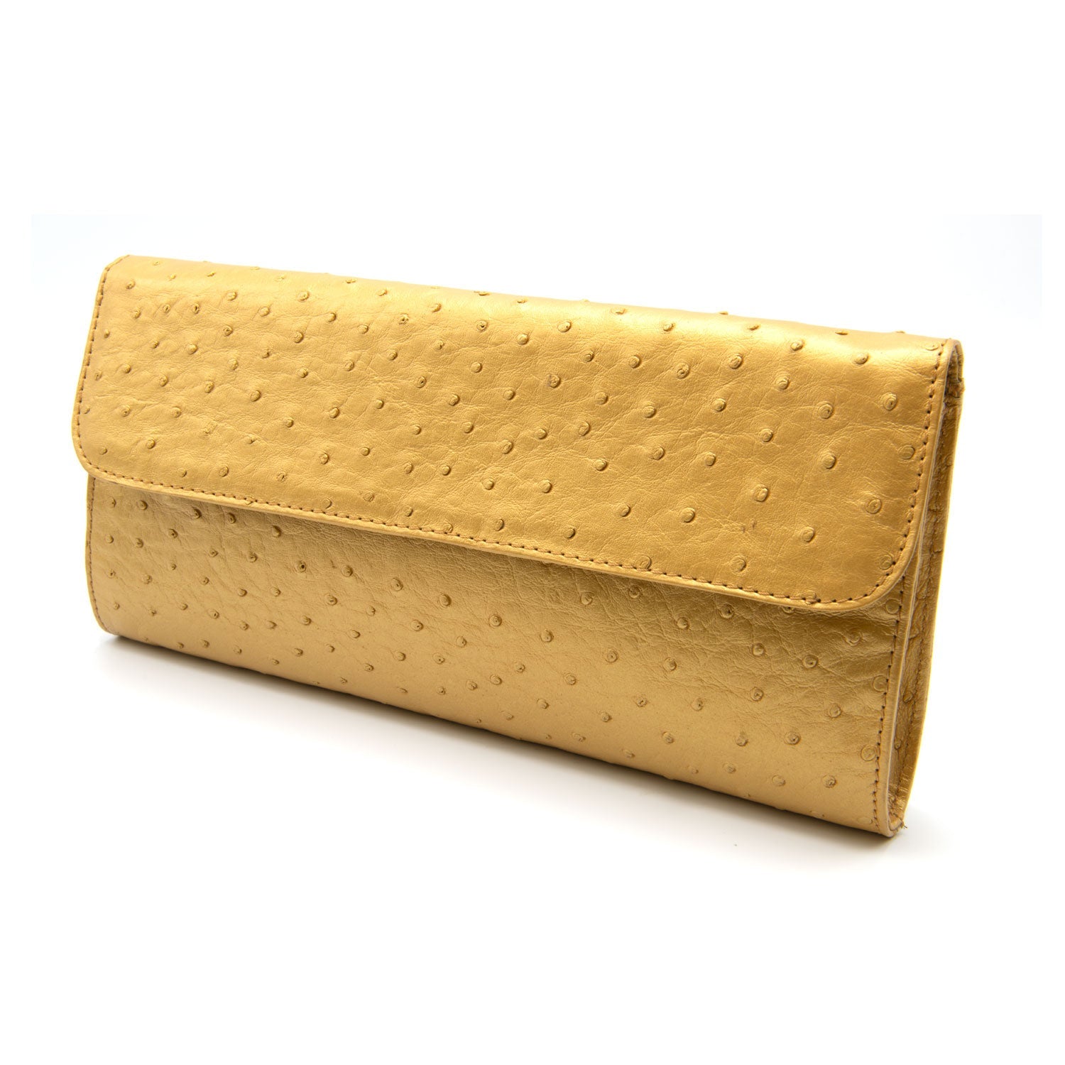 Karoo Ostrich Leather Clutch Bag - Ostrich Leather Bag