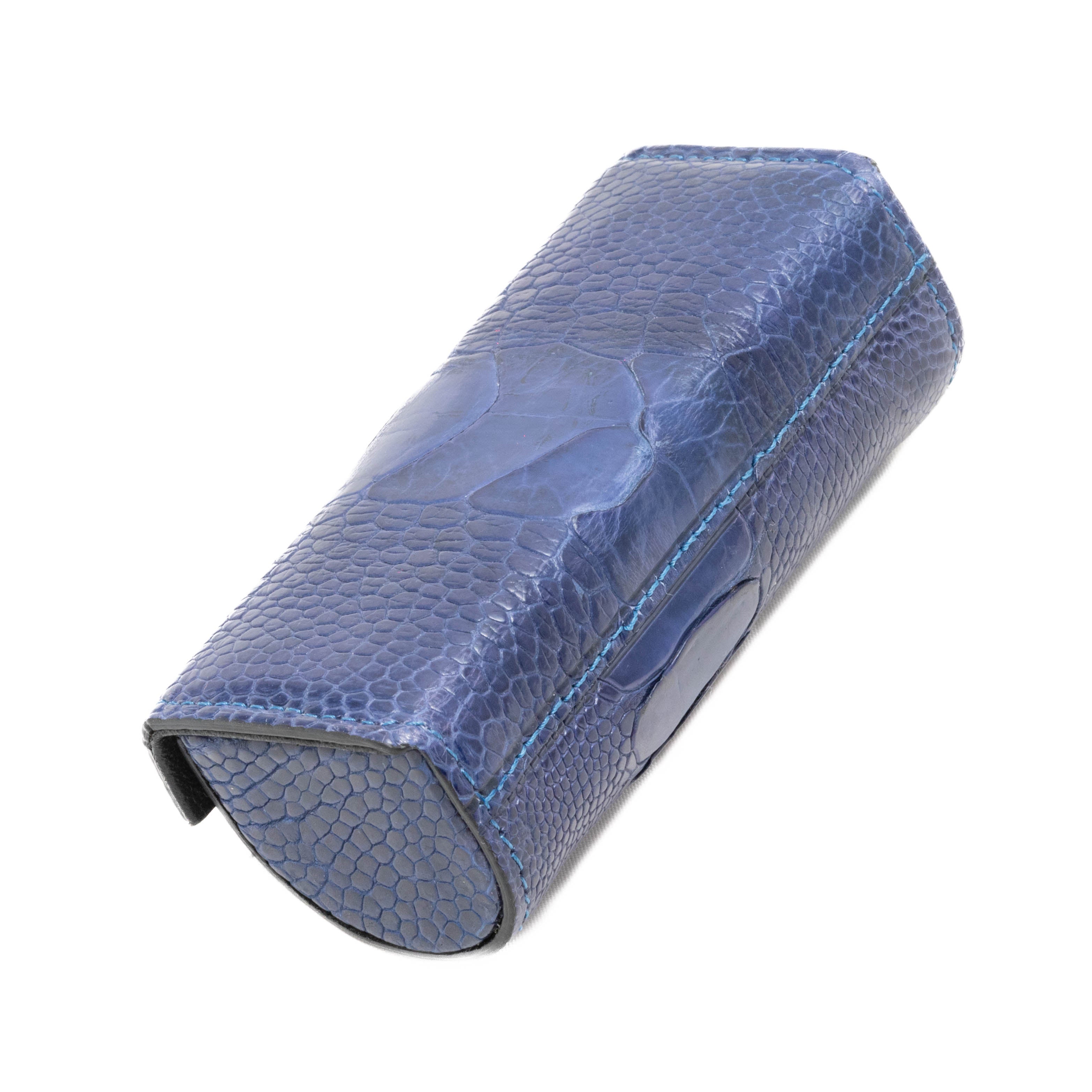 Luxury Ostrich Shin Leather Lipstick Holder - Ostrich Leather Wallet