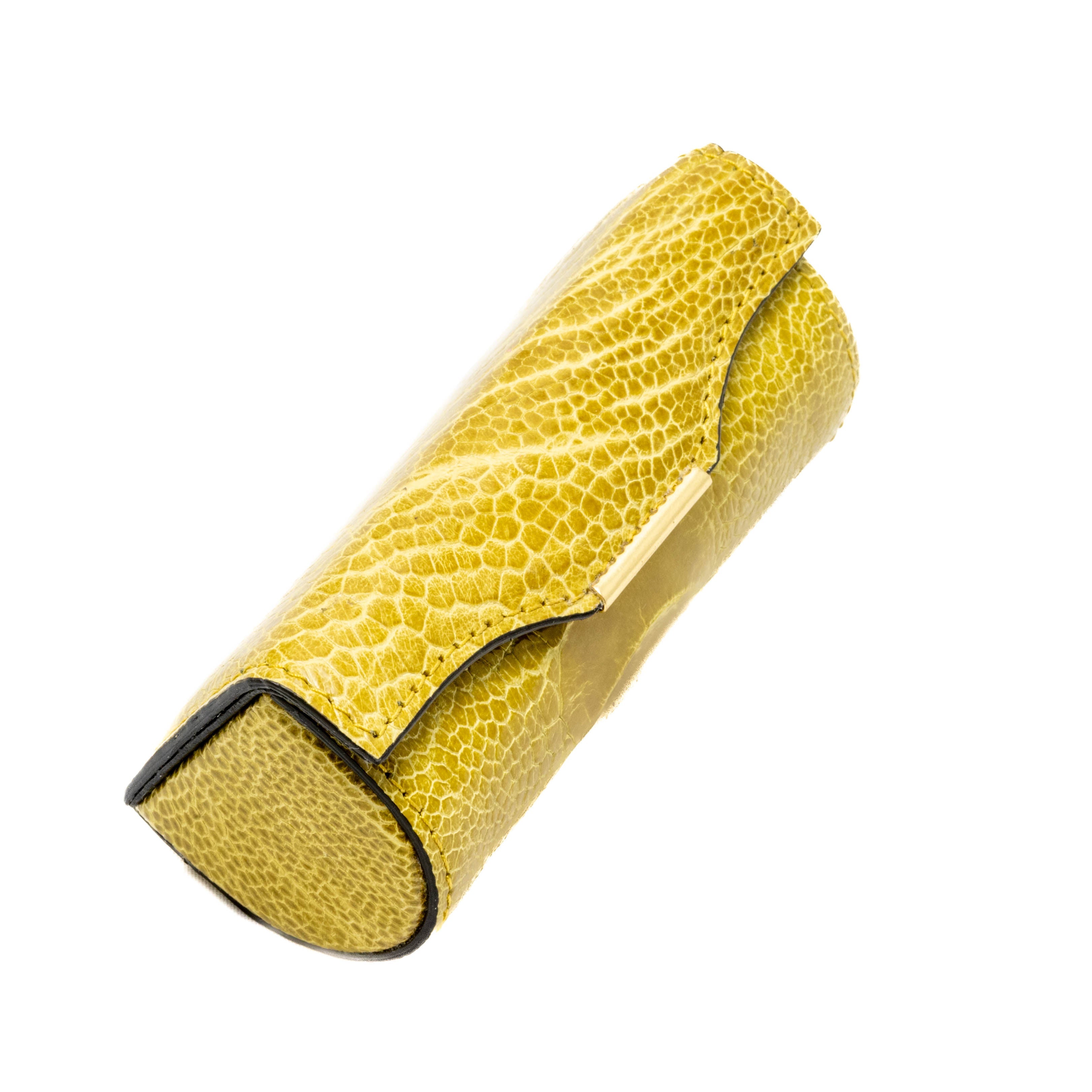 Luxury Ostrich Shin Leather Lipstick Holder - Ostrich Leather Wallet