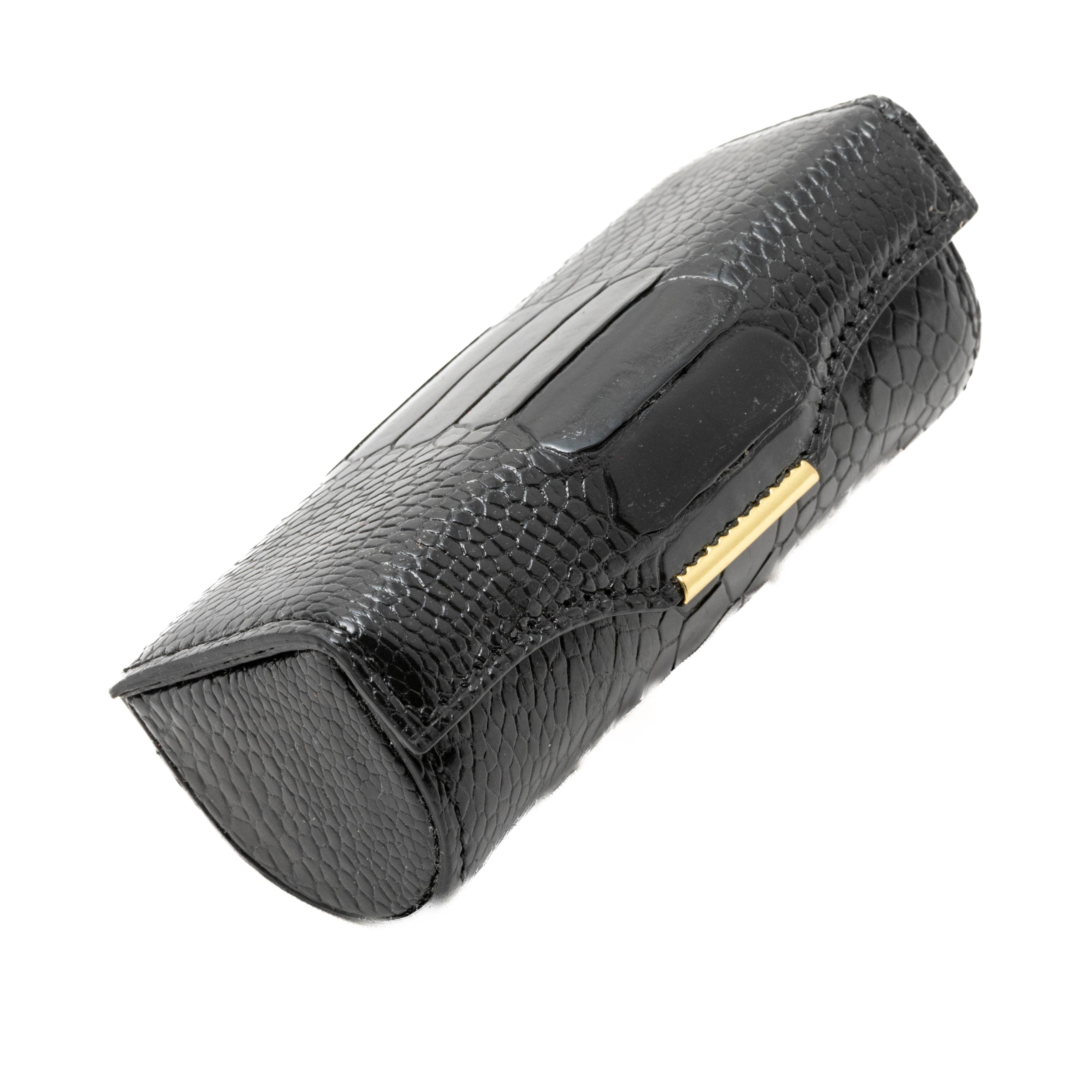 Luxury Ostrich Shin Leather Lipstick Holder - Ostrich Leather Wallet