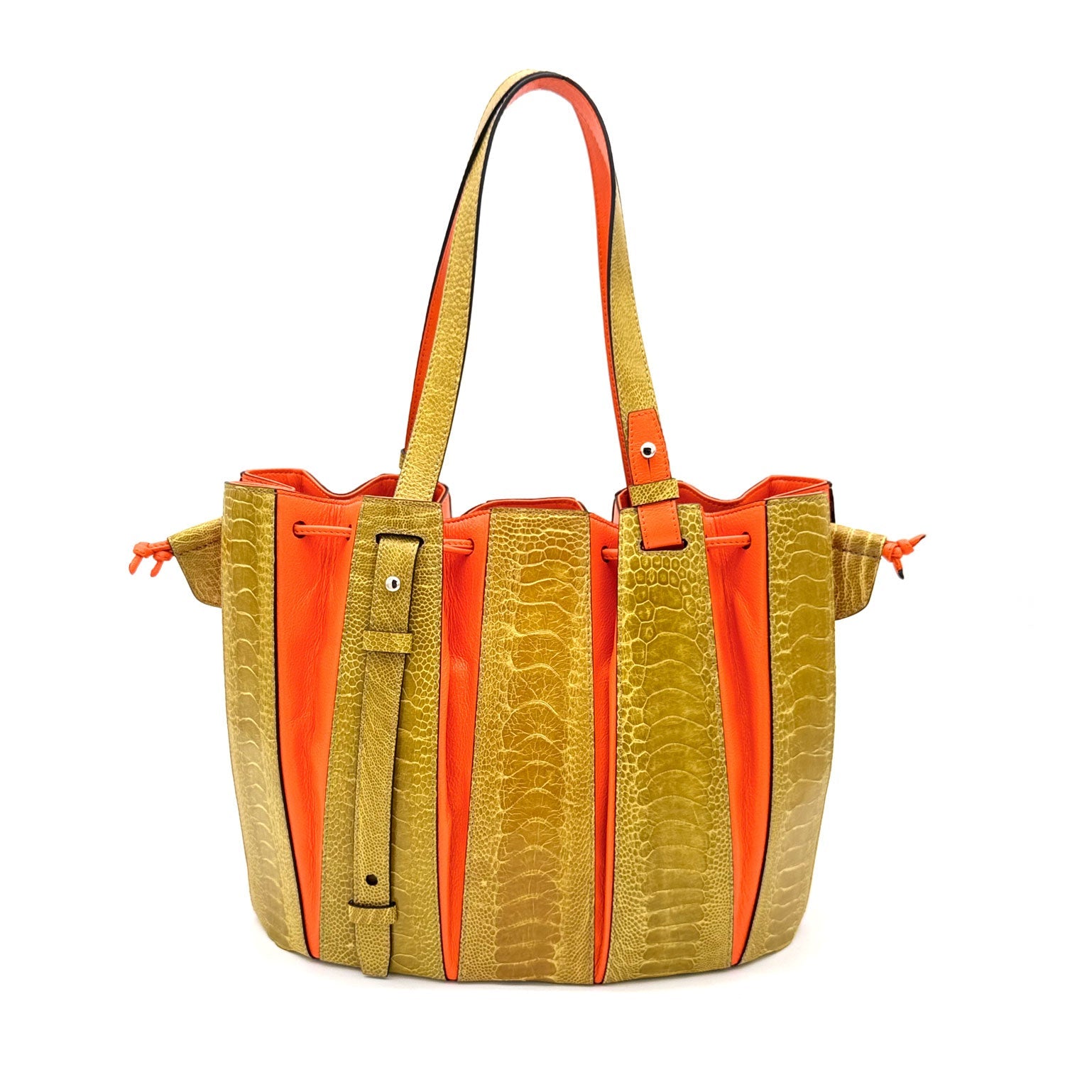 Ostrich Leather Racing Bag - Ostrich Leather Bag