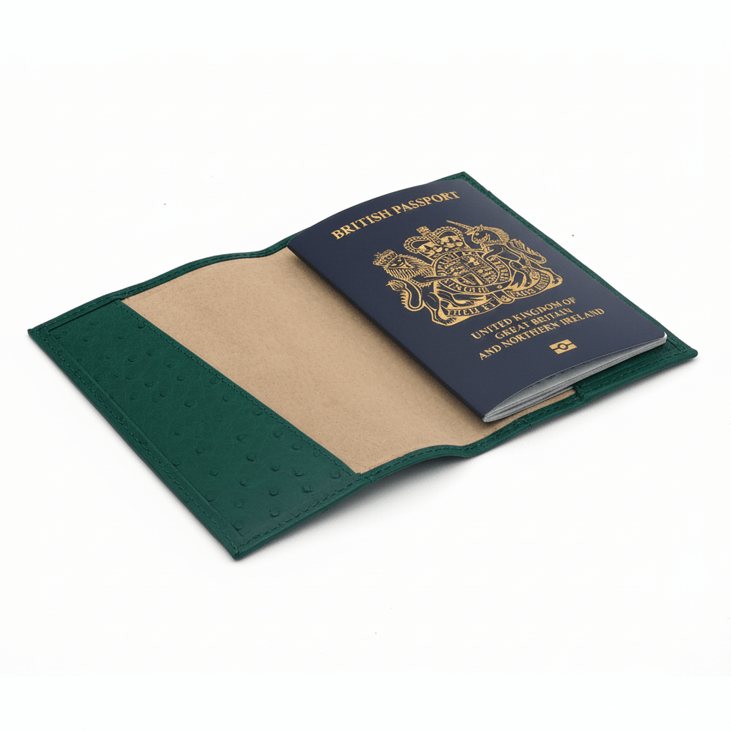 Ostrich Passport Holder - Accessories