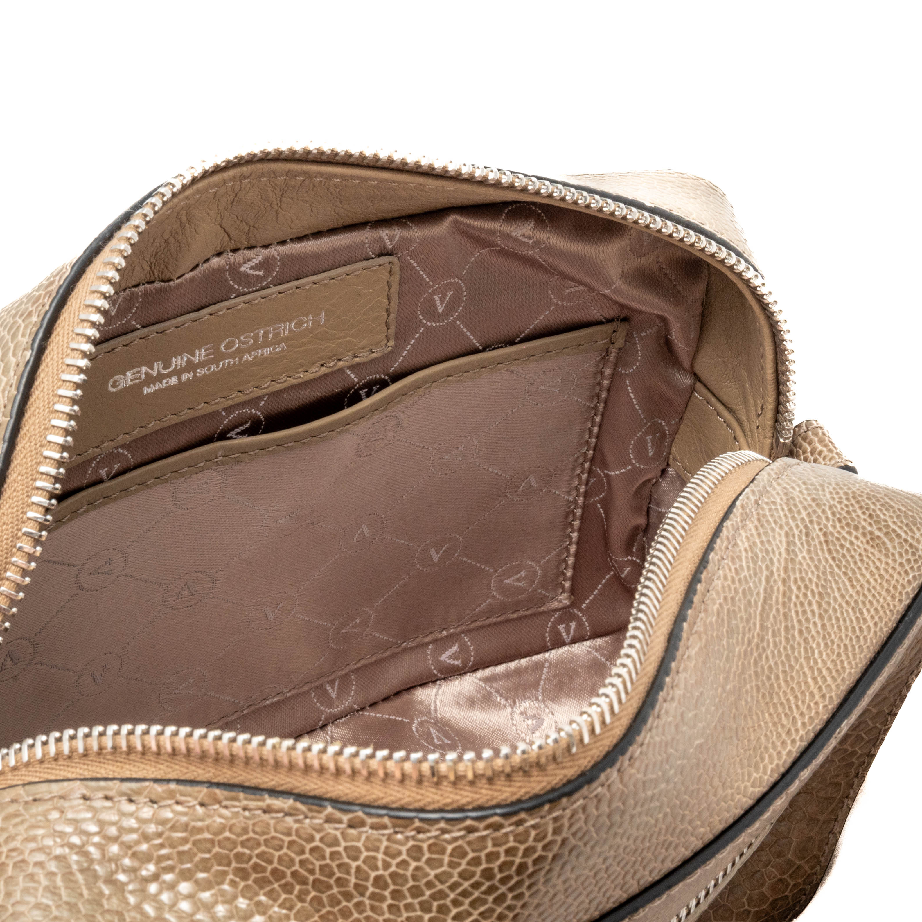 The Karoo Ostrich Leather Camera Bag (New) - Ostrich Leather Bag