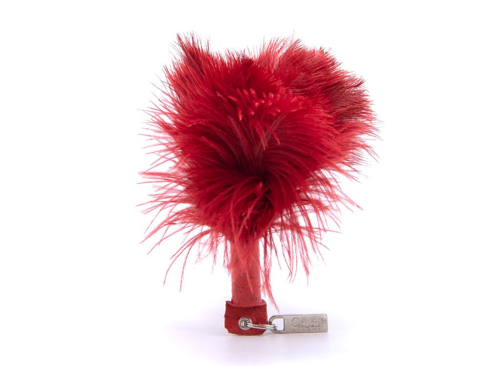 Feather Duster Keyring - Ostrich Feather Duster