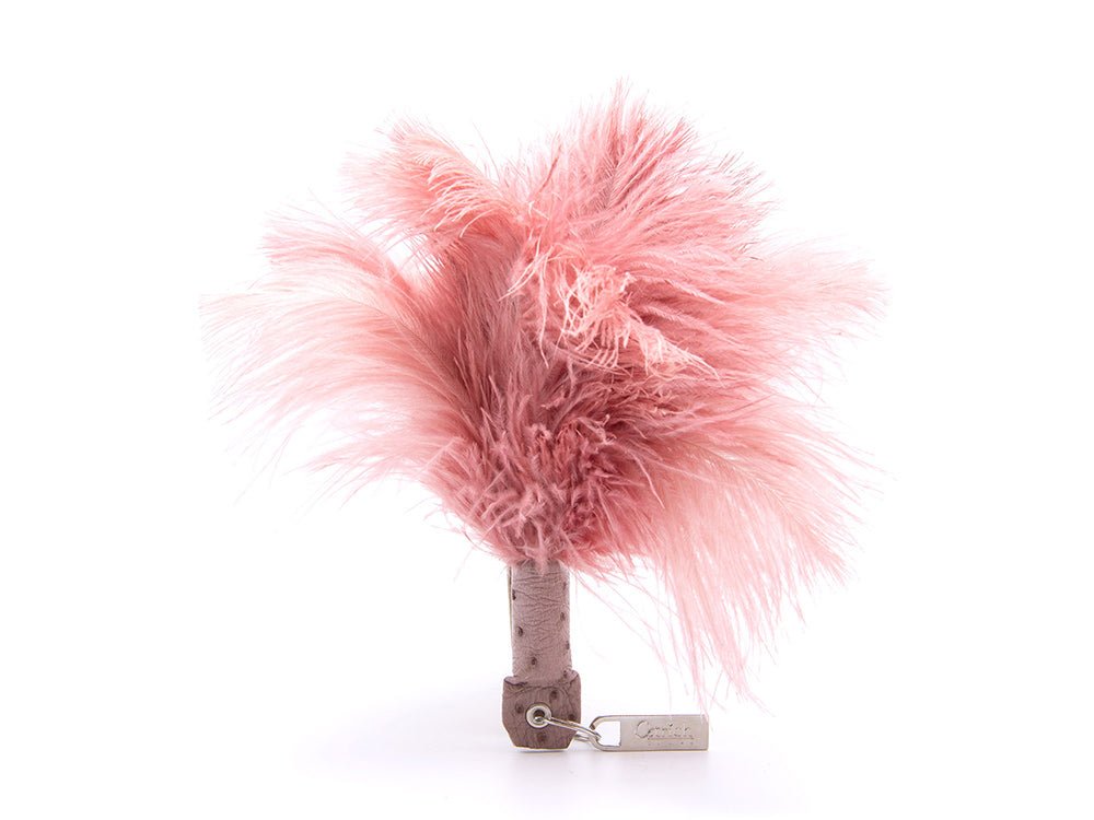 Feather Duster Keyring - Ostrich Feather Duster