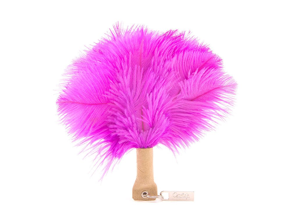 Feather Duster Keyring - Ostrich Feather Duster