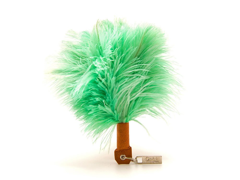 Feather Duster Keyring - Ostrich Feather Duster