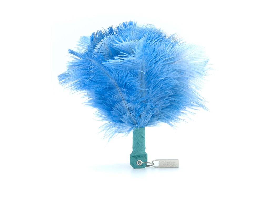 Feather Duster Keyring - Ostrich Feather Duster