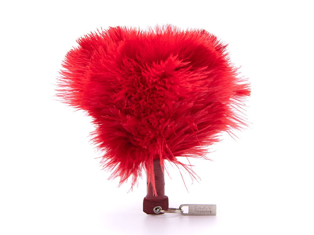 Feather Duster Keyring - Ostrich Feather Duster