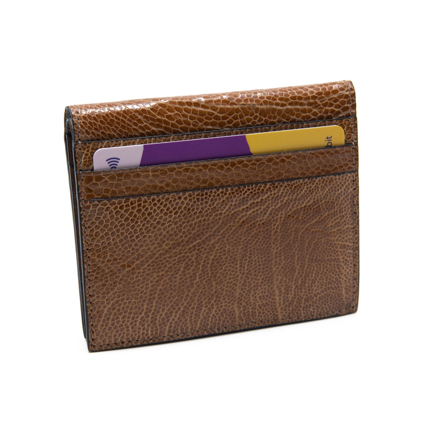 Iowa Ostrich Shin Credit Card &amp; Bill Folder -