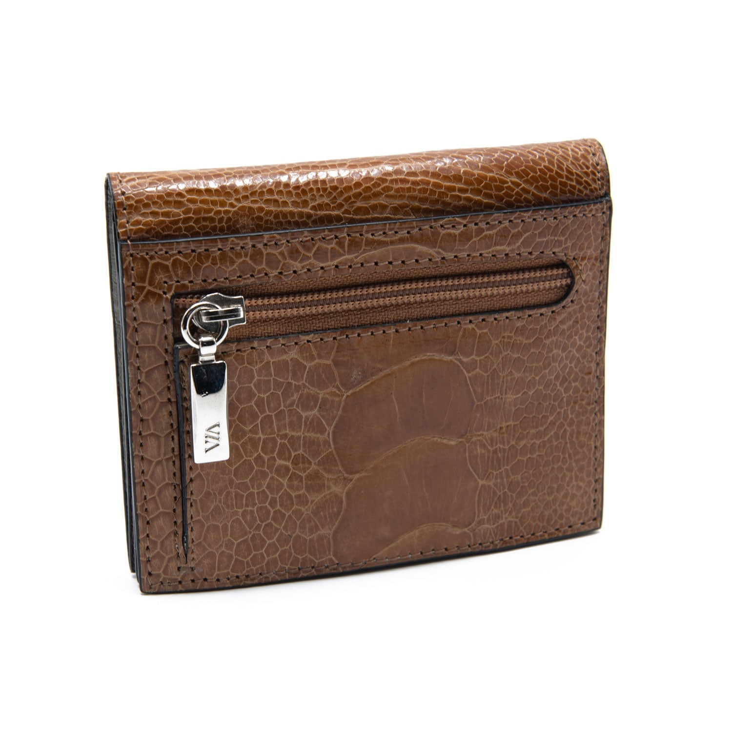 Iowa Ostrich Shin Credit Card &amp; Bill Folder -