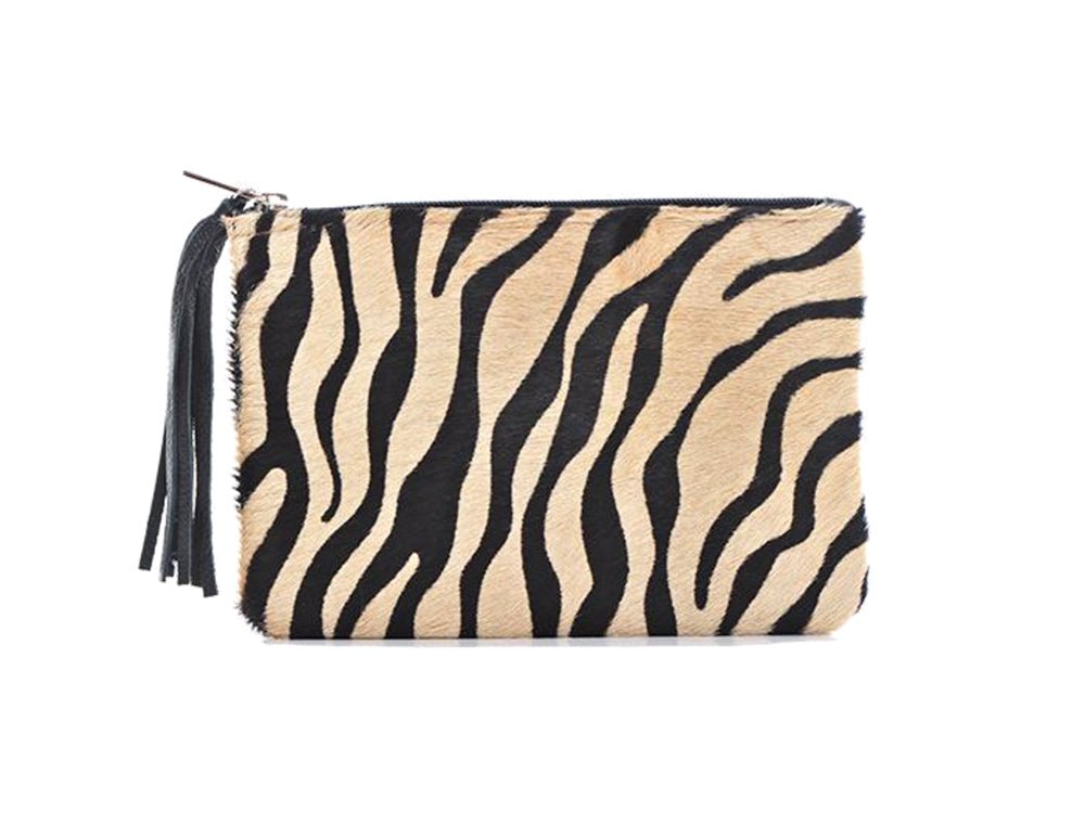 Nguni Padded Clutch Bag - Wallets & Purses