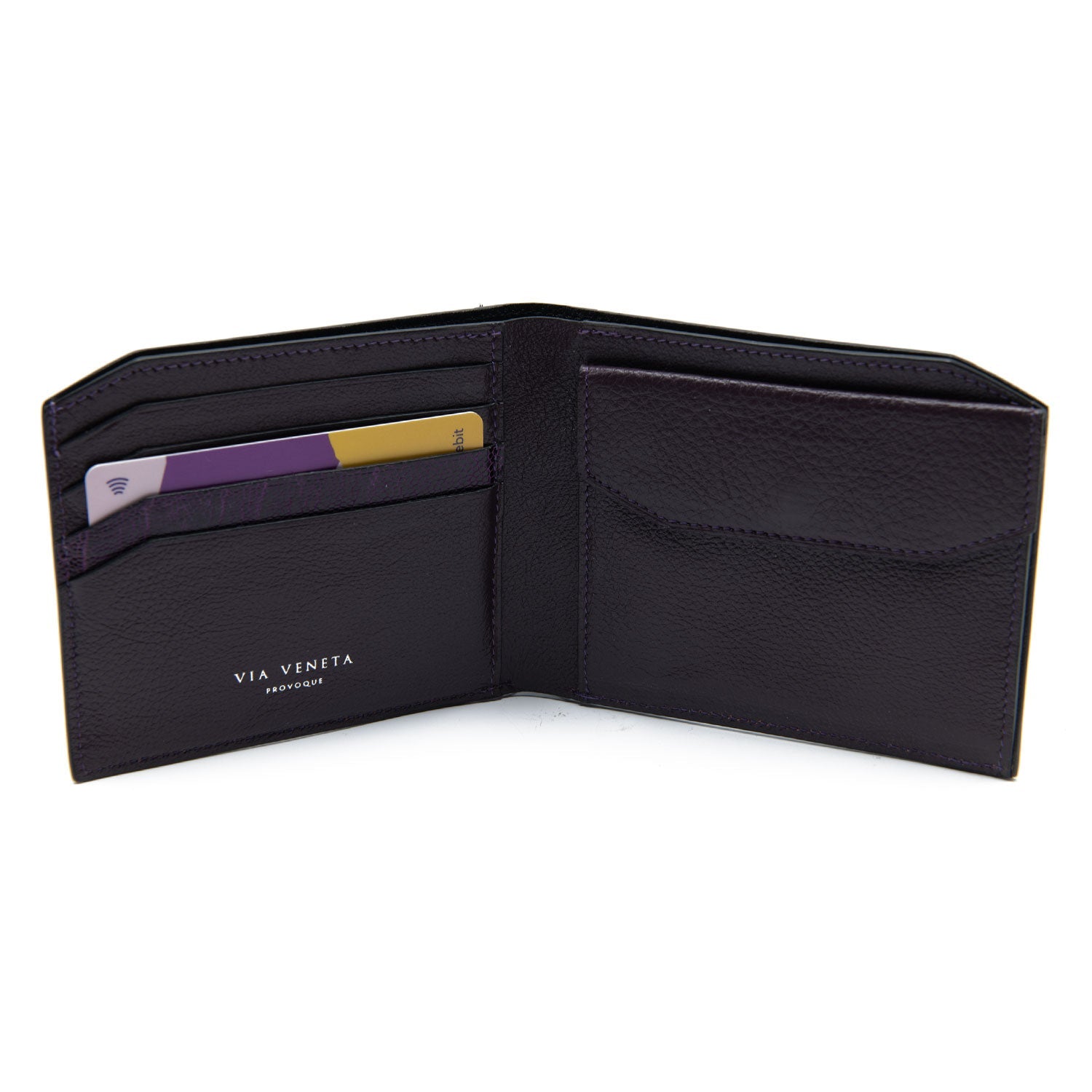 Sante Fe Ostrich Shin Leather Bill & Coin Wallet - Ostrich Leather Wallet