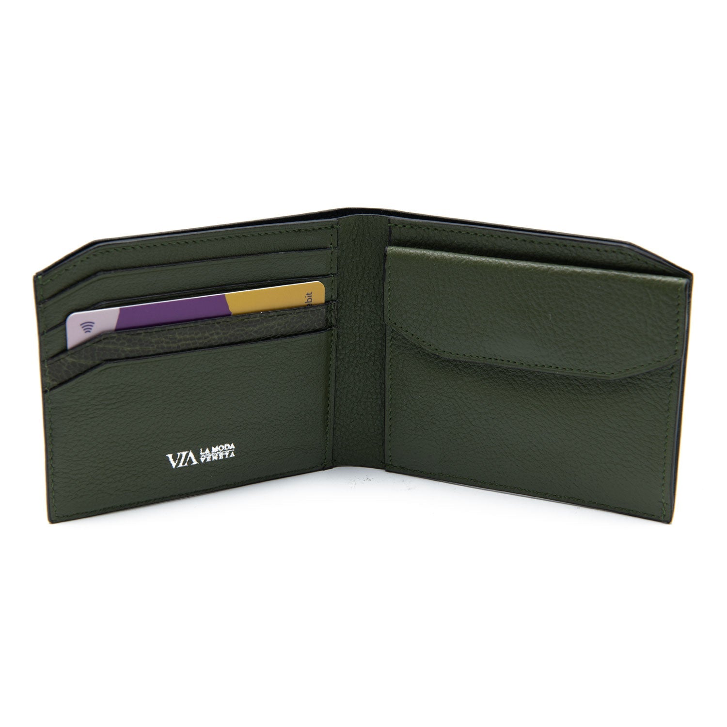 Sante Fe Ostrich Shin Leather Bill & Coin Wallet - Ostrich Leather Wallet