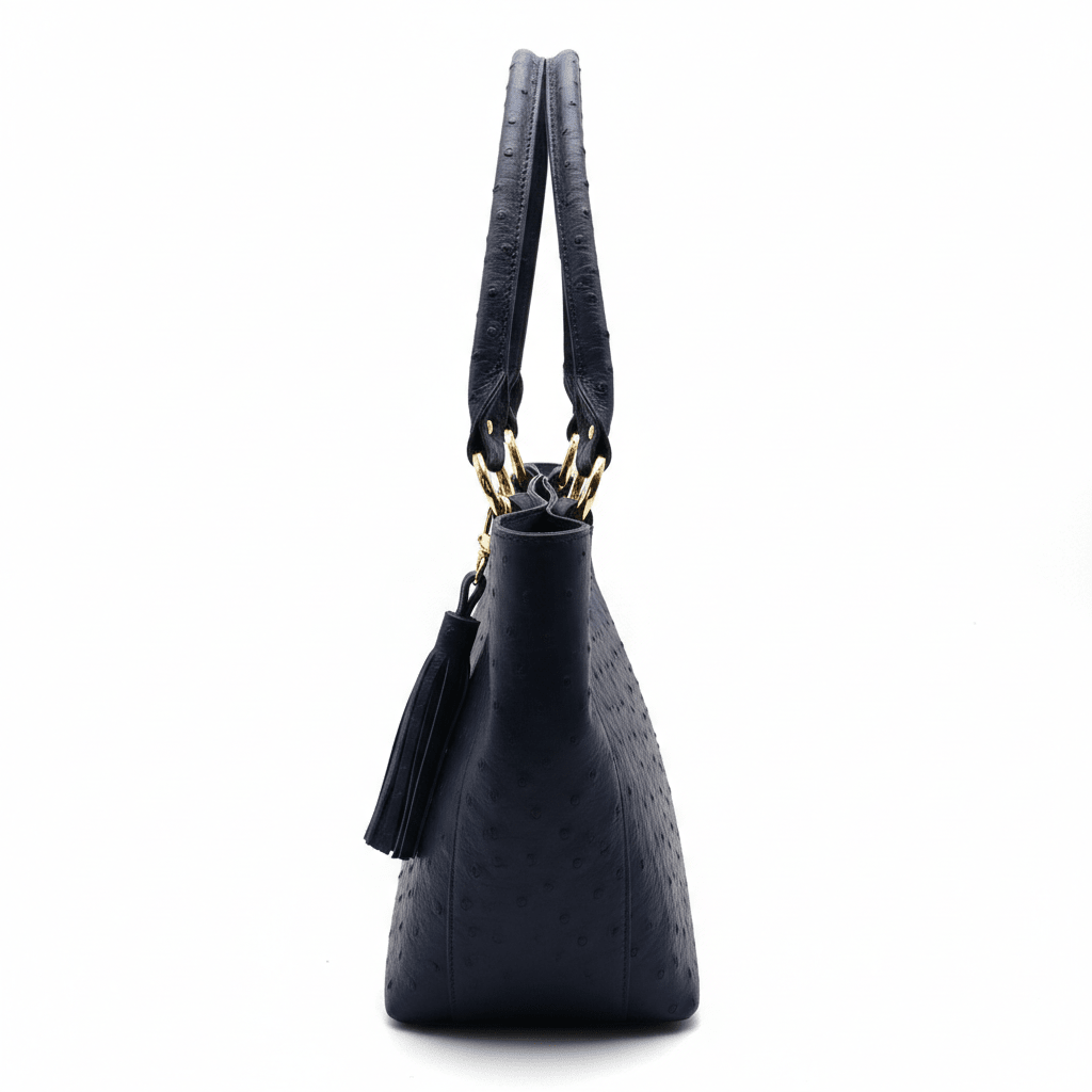 Karoo Ostrich Leather Tote Handbag - Ostrich Leather Bag
