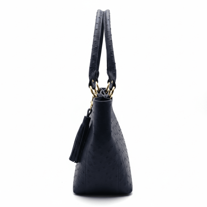 Karoo Ostrich Leather Tote Handbag - Ostrich Leather Bag