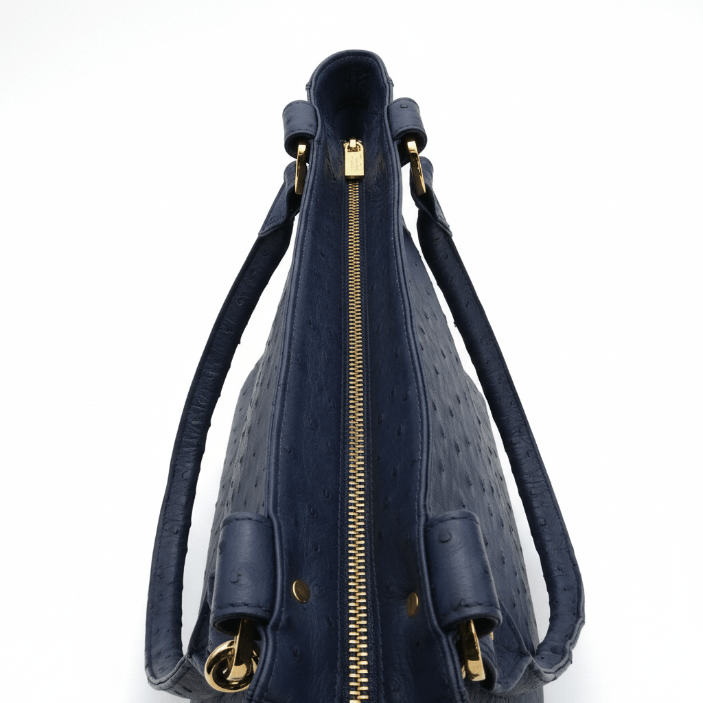 Karoo Ostrich Leather Tote Handbag - Ostrich Leather Bag