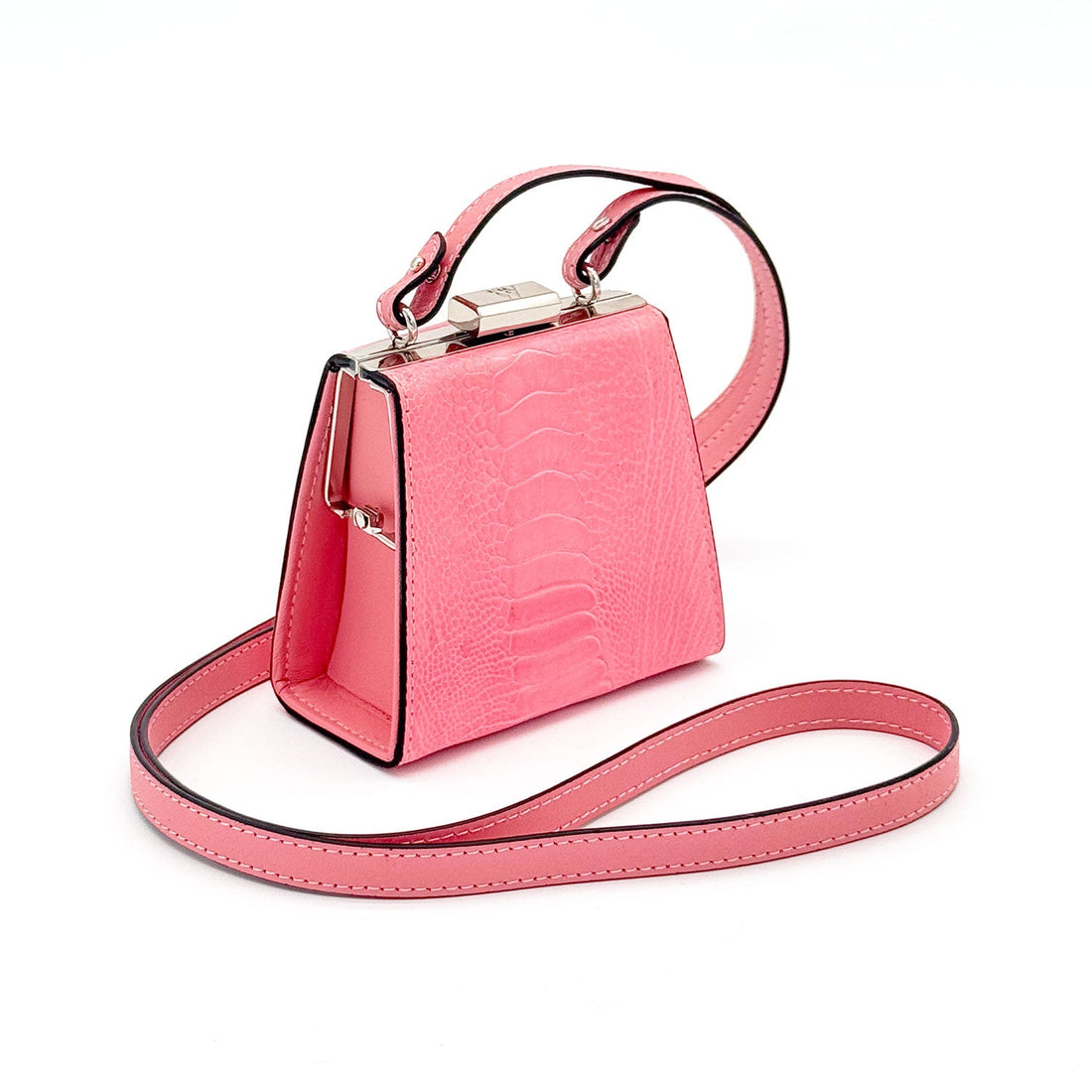 The Dating Bag – small Bag | BIG Statement (New) - Ostrich Leather Bag