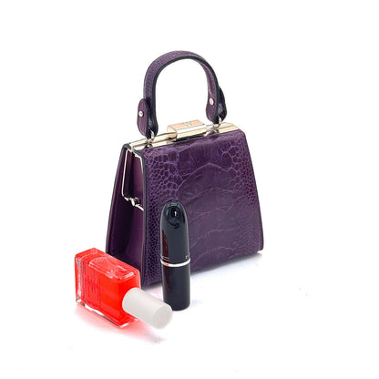 The Dating Bag – small Bag | BIG Statement (New) - Ostrich Leather Bag