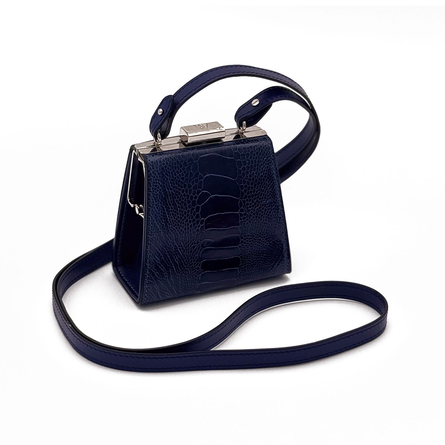 The Dating Bag – small Bag | BIG Statement (New) - Ostrich Leather Bag