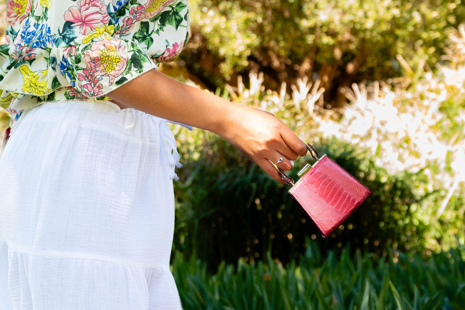 The Dating Bag – small Bag | BIG Statement (New) - Ostrich Leather Bag