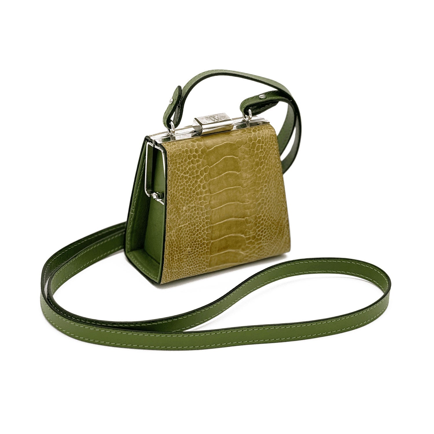 The Dating Bag – small Bag | BIG Statement (New) - Ostrich Leather Bag