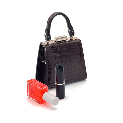 The Dating Bag – small Bag | BIG Statement (New) - Ostrich Leather Bag