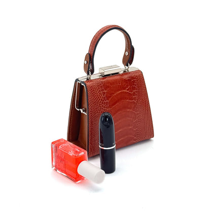 The Dating Bag – small Bag | BIG Statement (New) - Ostrich Leather Bag