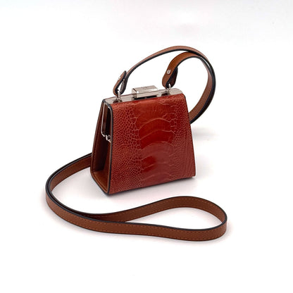 The Dating Bag – small Bag | BIG Statement (New) - Ostrich Leather Bag