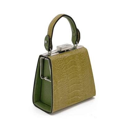 The Dating Bag – small Bag | BIG Statement (New) - Ostrich Leather Bag