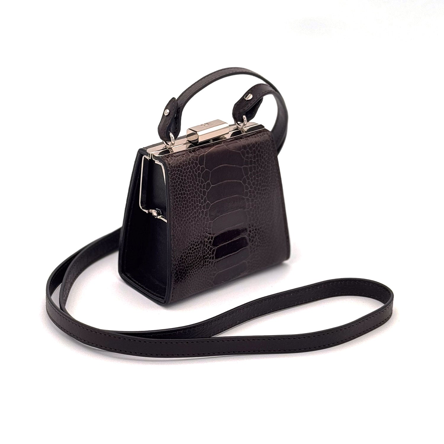 The Dating Bag – small Bag | BIG Statement (New) - Ostrich Leather Bag