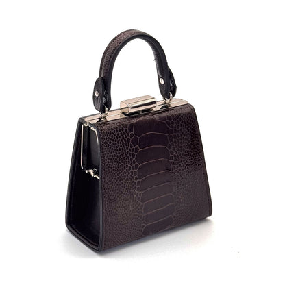 The Dating Bag – small Bag | BIG Statement (New) - Ostrich Leather Bag