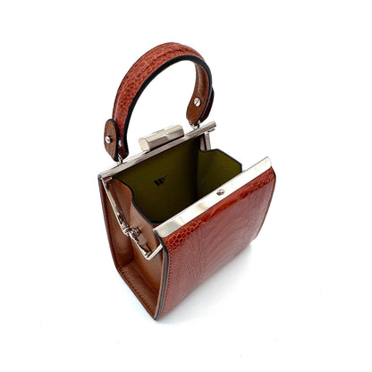 The Dating Bag – small Bag | BIG Statement (New) - Ostrich Leather Bag