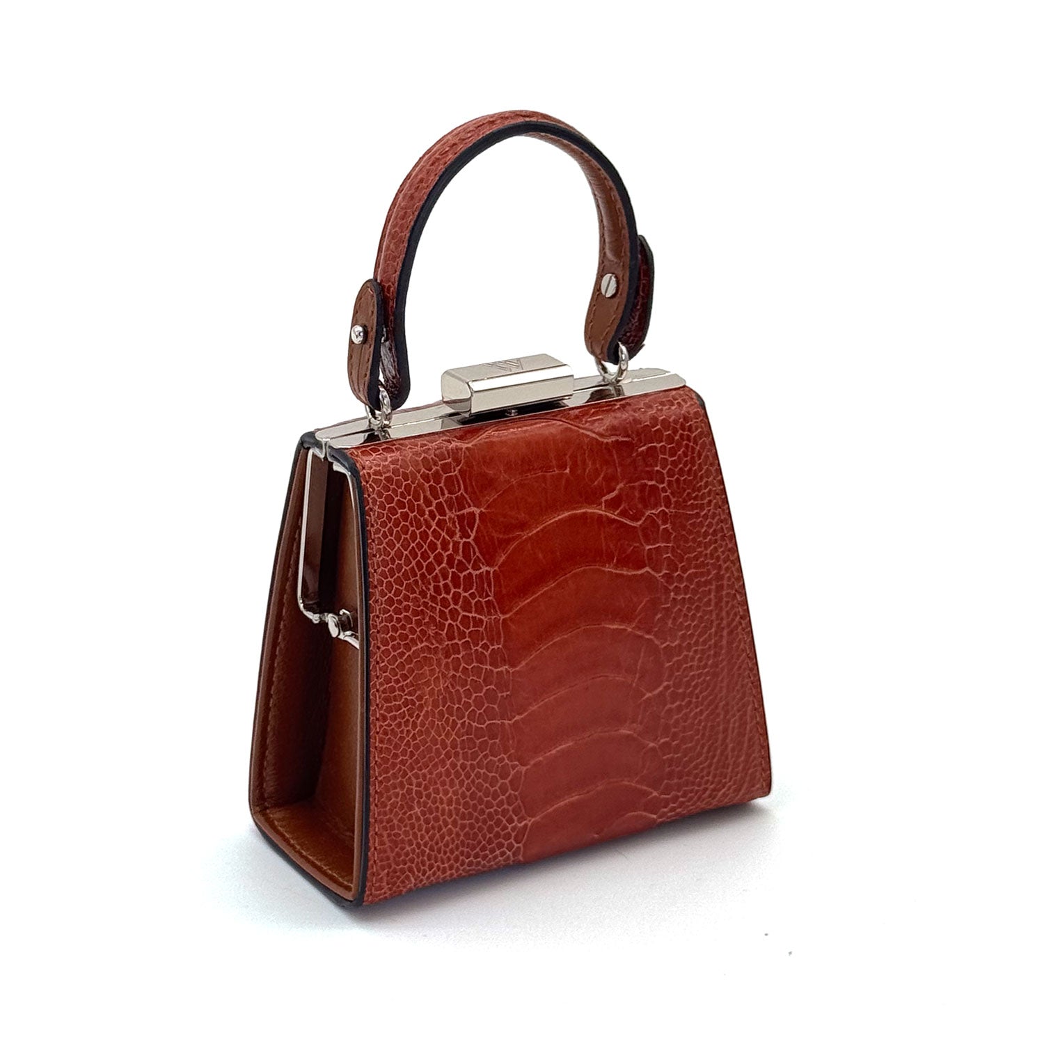 The Dating Bag – small Bag | BIG Statement (New) - Ostrich Leather Bag