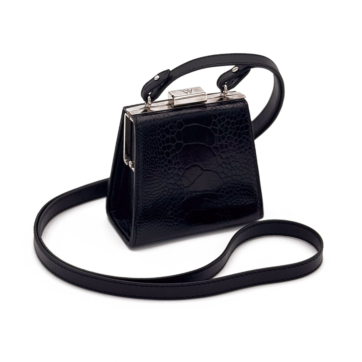 The Dating Bag – small Bag | BIG Statement (New) - Ostrich Leather Bag