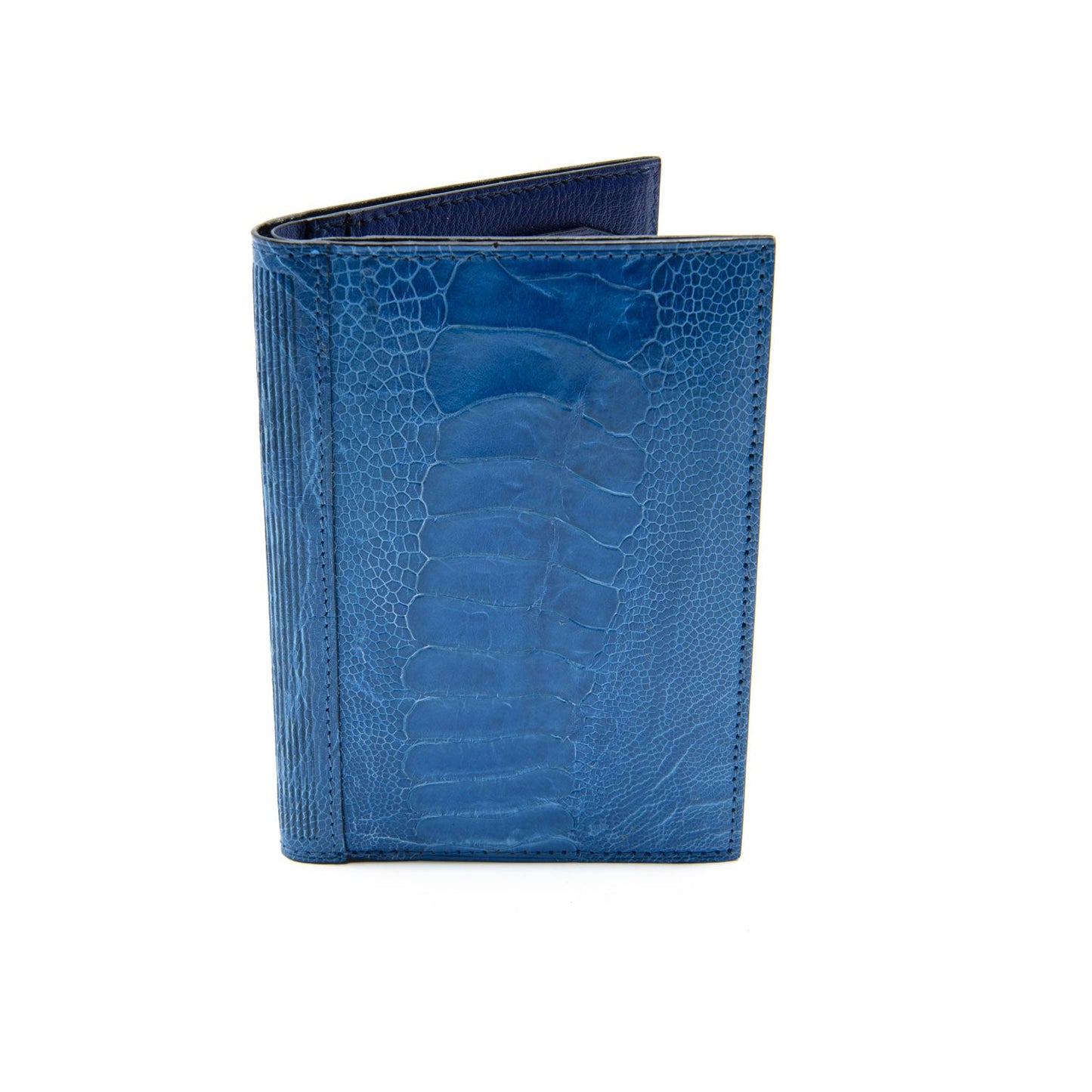 Arizona Ostrich Shin Leather Large Card Holder - Ostrich Leather Wallet