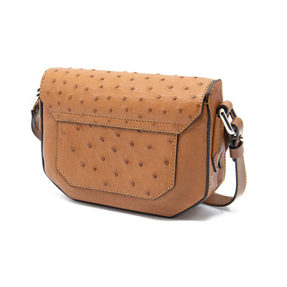 Cape Satchel Ostrich Leather Bag - Ostrich Leather Bag