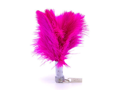 Feather Duster Keyring - Ostrich Feather Duster