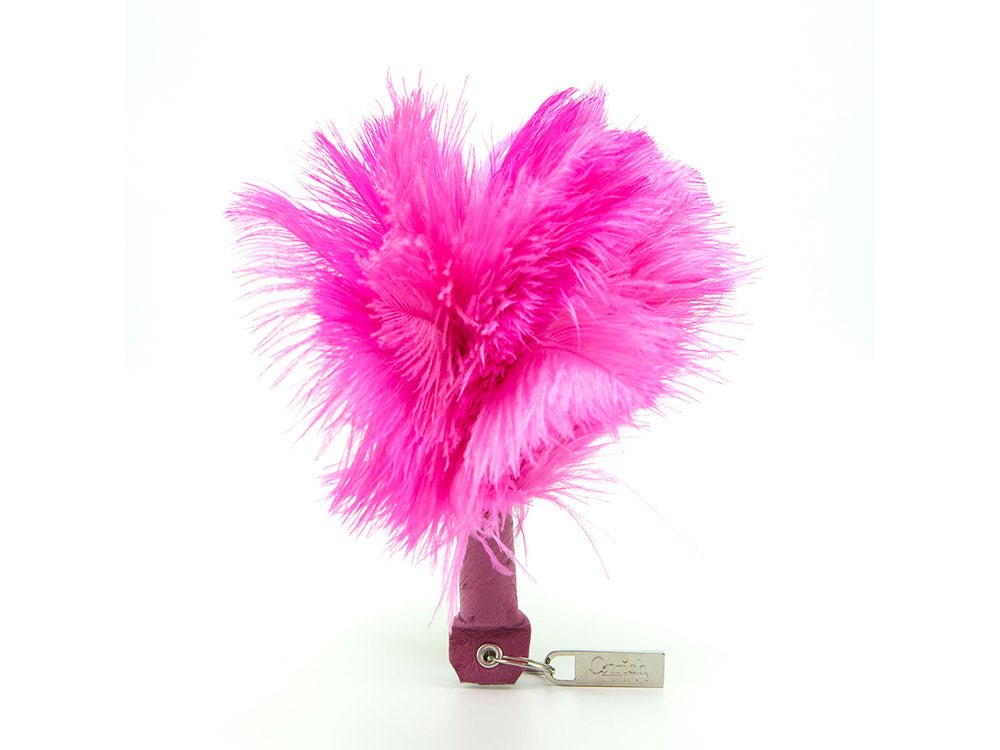 Feather Duster Keyring - Ostrich Feather Duster