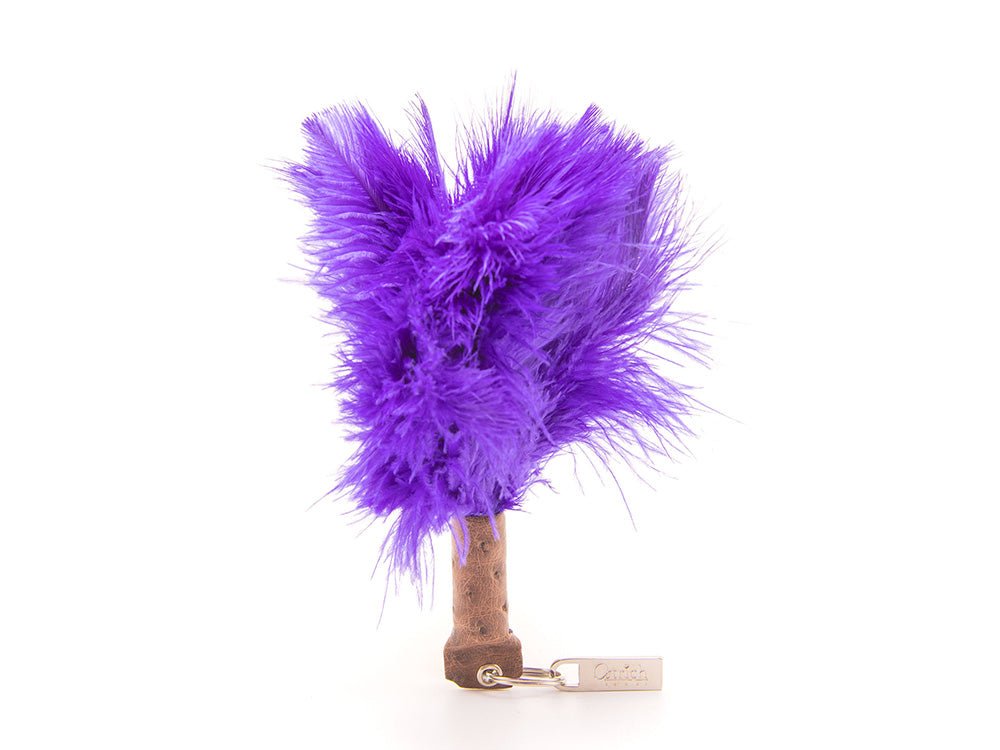 Feather Duster Keyring - Ostrich Feather Duster