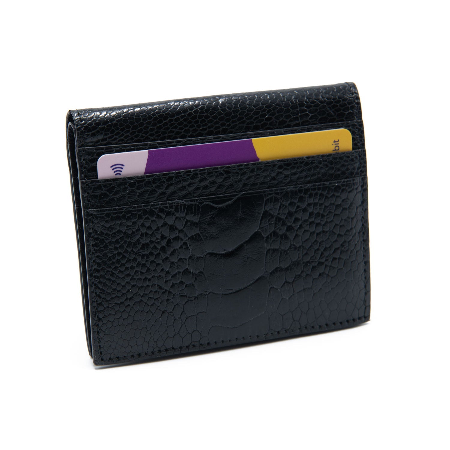 Iowa Ostrich Shin Credit Card &amp; Bill Folder -