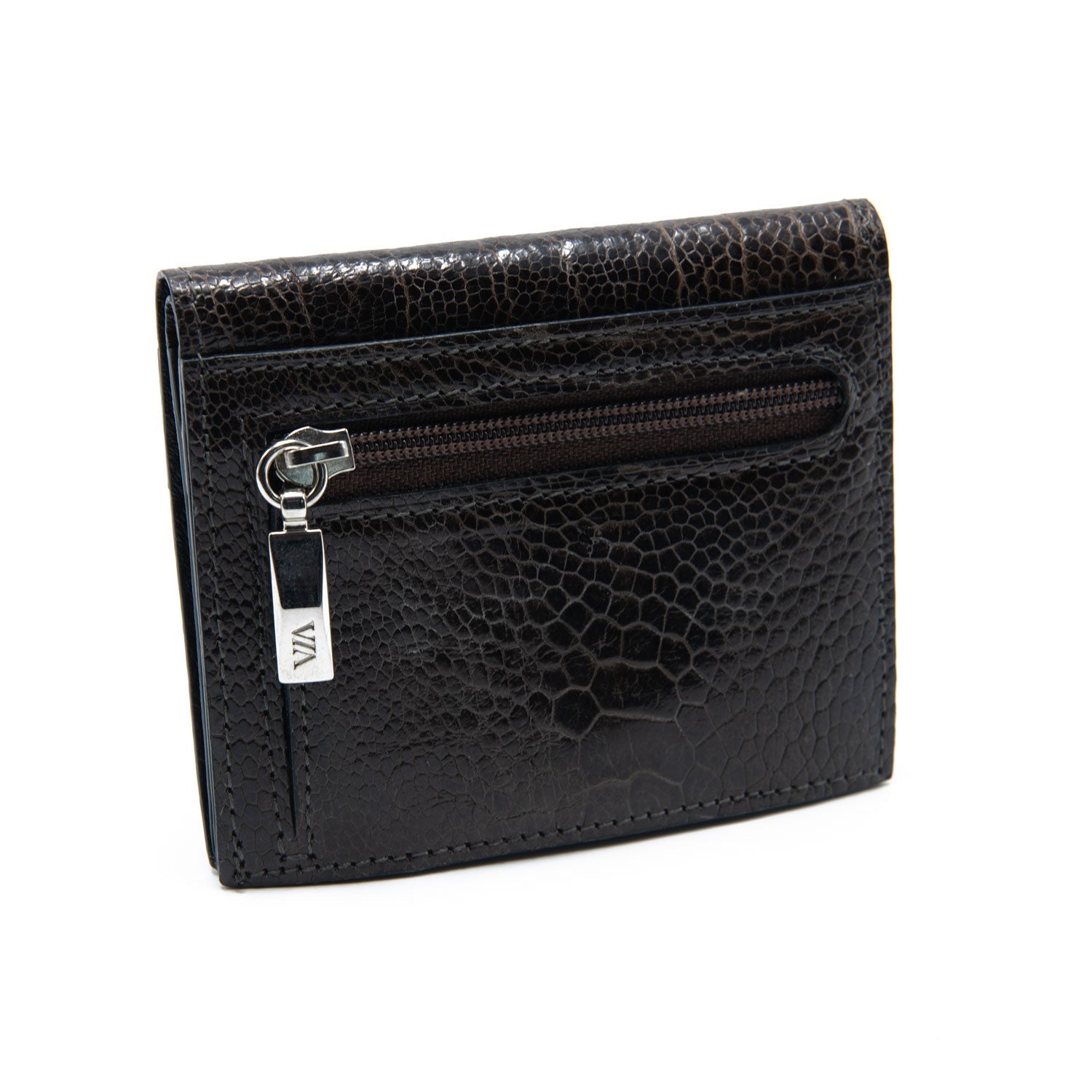 Iowa Ostrich Shin Credit Card &amp; Bill Folder -