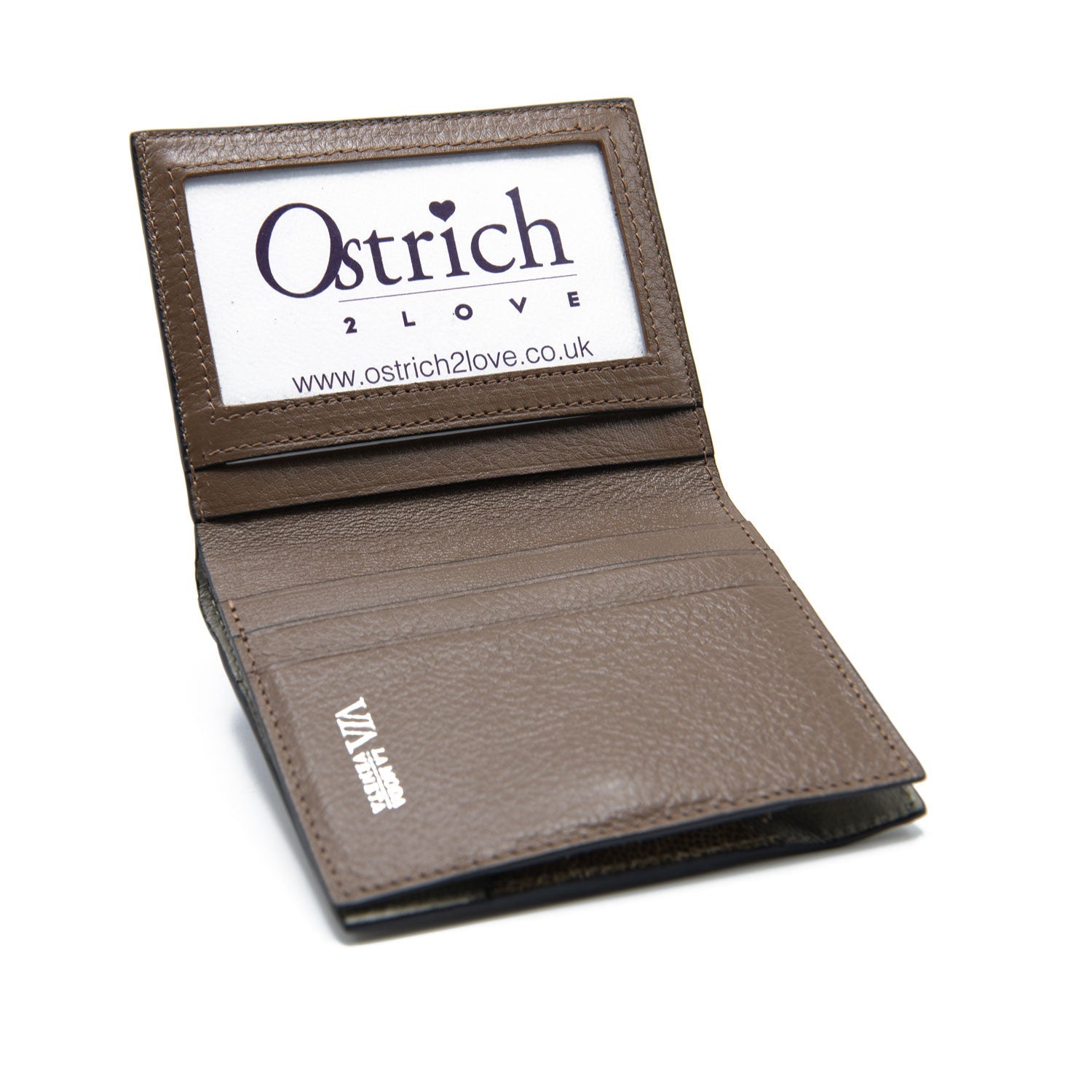 Iowa Ostrich Shin Credit Card &amp; Bill Folder -