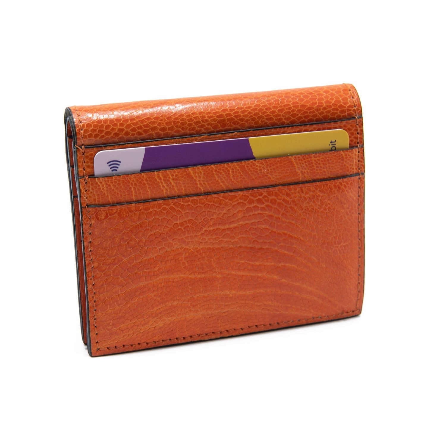 Iowa Ostrich Shin Credit Card &amp; Bill Folder -