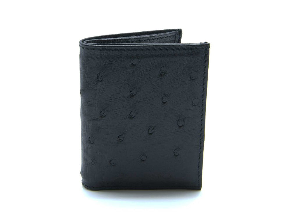 Karoo Ostrich Leather Card Holder Wallet - Ostrich Leather Wallet