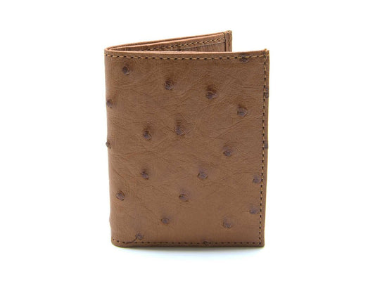 Karoo Ostrich Leather Card Holder Wallet - Ostrich Leather Wallet