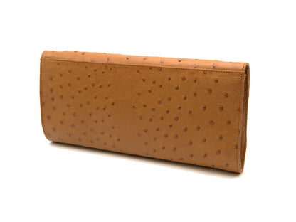 Karoo Ostrich Leather Clutch Bag - Ostrich Leather Bag